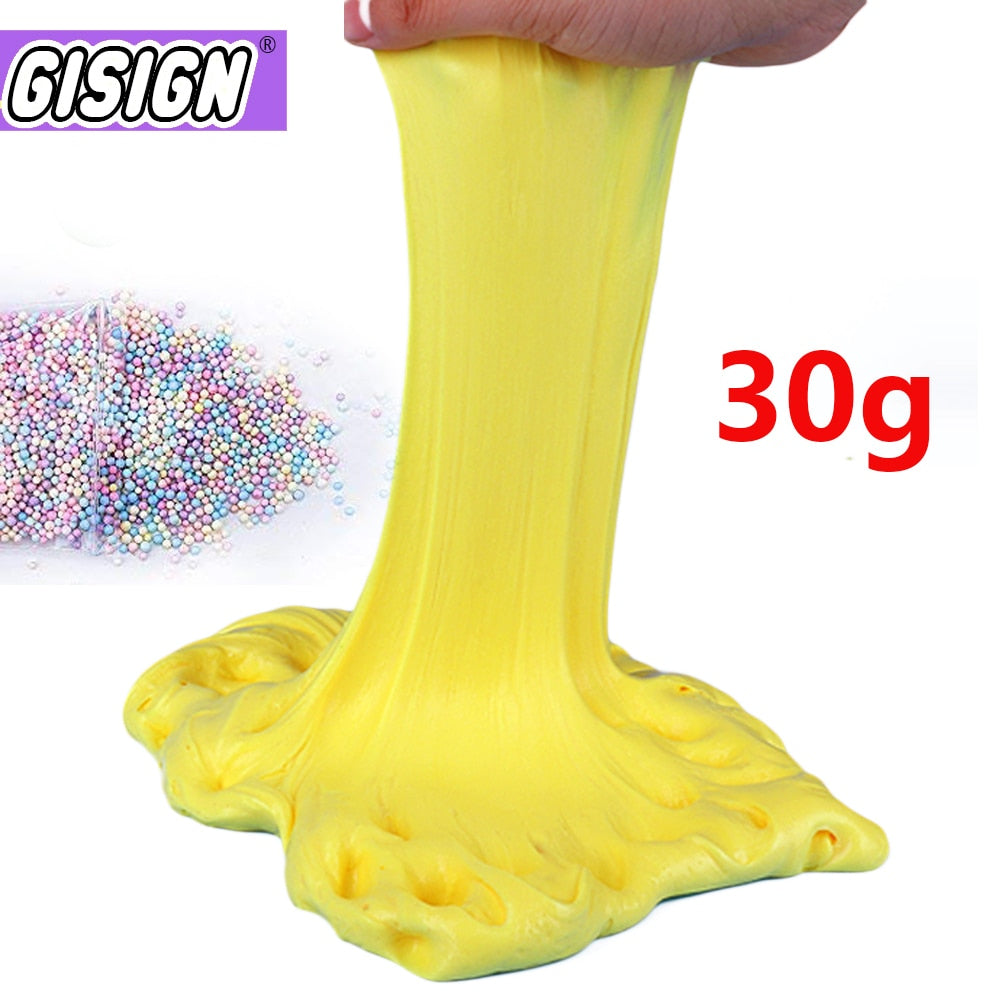 9 Colors Hand Gum Playdough Fluffy Slime Floam Light Clay Modeling