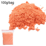 100g Dynamic Sand Toys Magic Clay Colored Soft Slime Space Sand Supplies Play Sand Model Tools Antistress Toys for Kid