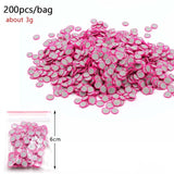All Fruit Fimo Bead Charms Addition for Slime Accessories Fluffy Decoration in Slime Clound Sand Toys Filler Glitter Clear Set