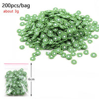 All Fruit Fimo Bead Charms Addition for Slime Accessories Fluffy Decoration in Slime Clound Sand Toys Filler Glitter Clear Set