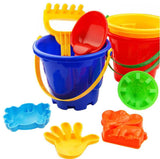 7Pcs/Set Kids Sand Beach Castle Bucket Spade Shovel Rake Model Water Tools Toy