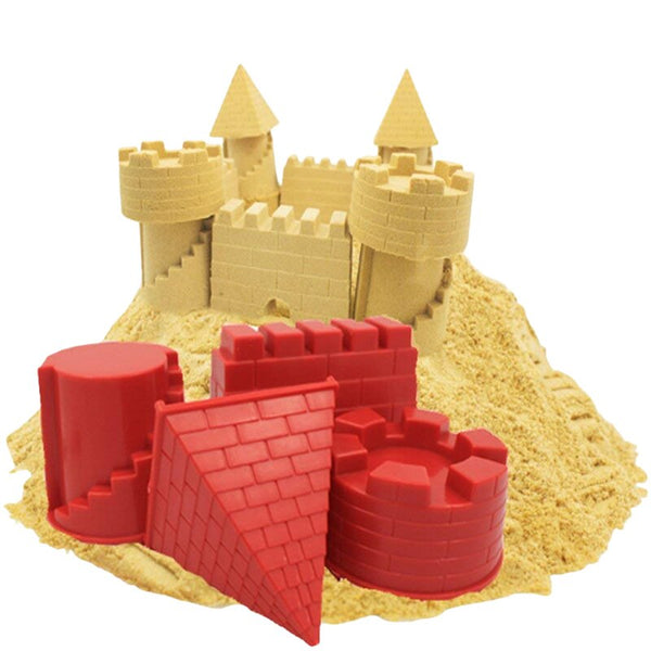 Summer Seaside Beach toys Baby Soft Rubber Dune Sand Mold Tools Sets DIY Castle Animal Model Play Sand Outdoor Toy for kids gift