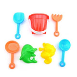 7Pcs Mini Kids Beach Sand Rake Bucket Kit Shovel Molds Garden Sandpit Play Toy gift for children