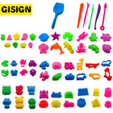 Plasticine Magic Sand Toys DIY Indoor arena Play Sand Castle Mold Building Dynamic Sand Clay Slime Model Educational Toys