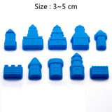 Plasticine Magic Sand Toys DIY Indoor arena Play Sand Castle Mold Building Dynamic Sand Clay Slime Model Educational Toys