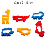 Plasticine Magic Sand Toys DIY Indoor arena Play Sand Castle Mold Building Dynamic Sand Clay Slime Model Educational Toys