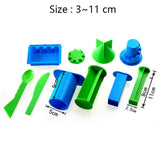 Plasticine Magic Sand Toys DIY Indoor arena Play Sand Castle Mold Building Dynamic Sand Clay Slime Model Educational Toys
