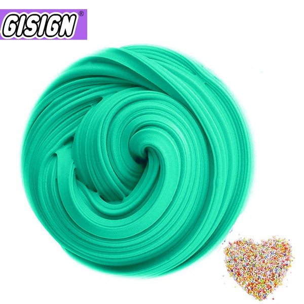 DIY Slime Lizun Fluffy Polymer Clay charms Supplies Soft Air Slime Bead Plasticine Putty Sand Kit Goo Antistress Kids Toys