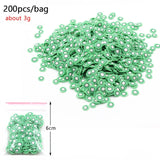 Fruit Fimo Bead Charms for Slime Accessories Fluffy DIY Decoration Addition in Slime Clound Sand Toys Filler Glitter Clear Set