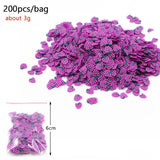 Fruit Fimo Bead Charms for Slime Accessories Fluffy DIY Decoration Addition in Slime Clound Sand Toys Filler Glitter Clear Set